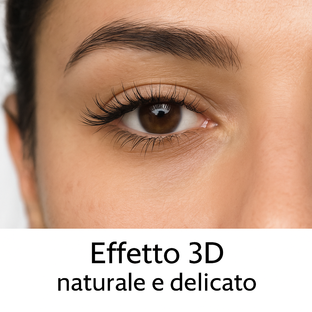 Ciglia 3D – 120 ciuffetti volume naturale