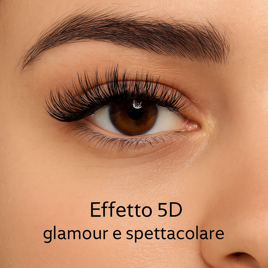 Ciglia Effetto 5D – 120 Ciuffetti Volume Glamour